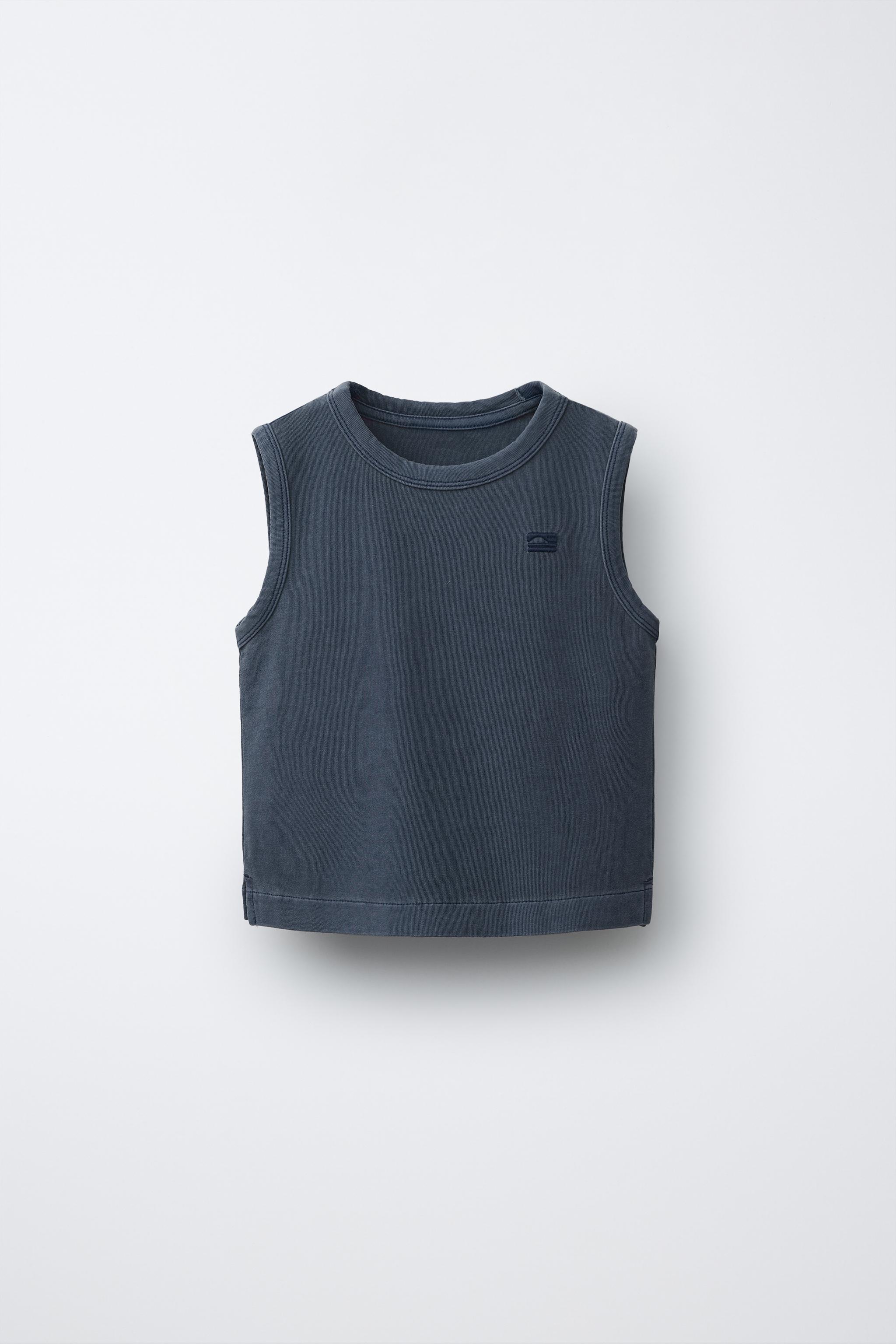 EMBROIDERED GARMENT DYE T-SHIRT